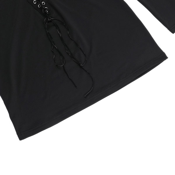 HOLLOW LACE UP ONE PIECE
