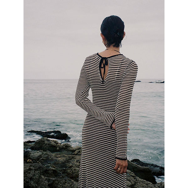 BORDER MESH ONEPIECE