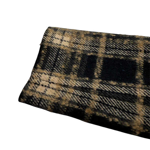 TWEED CHECK LAPEL JACKET