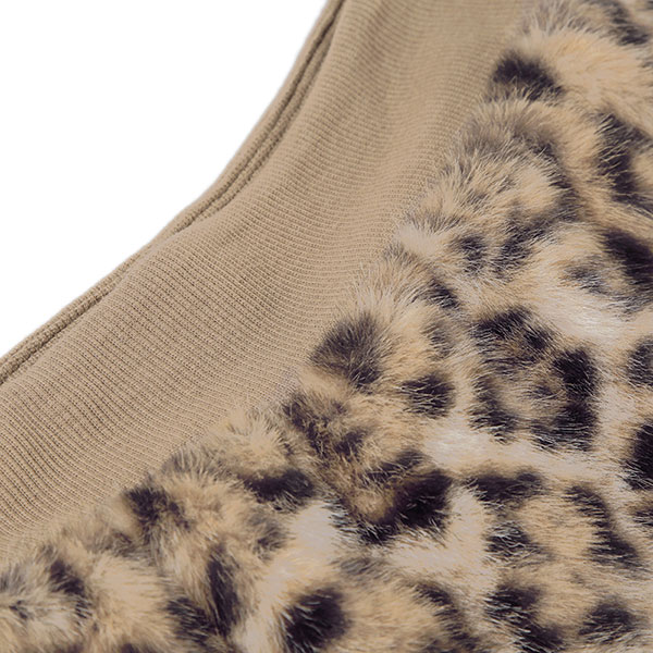 LEOPARD FUR SHORTS