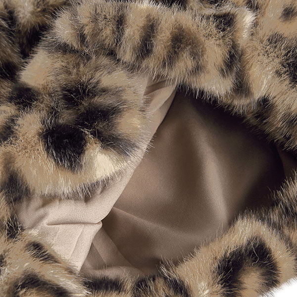 LEOPARD FUR SHORTS
