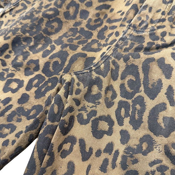 LEOPARD CARGO PANTS