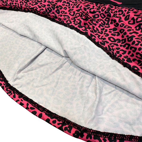 SKULL LEOPARD FRILL SKIRT