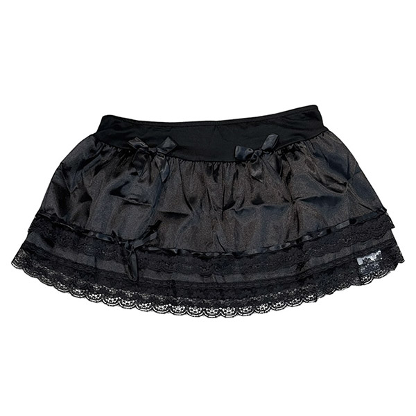 RIBBON LACE FRILL SKIRT