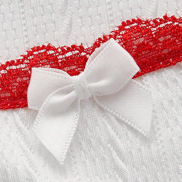 CHERRY TRIM LACE T-SHIRT