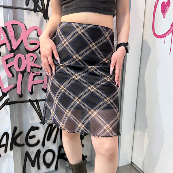 SHEER PENCIL SKIRT