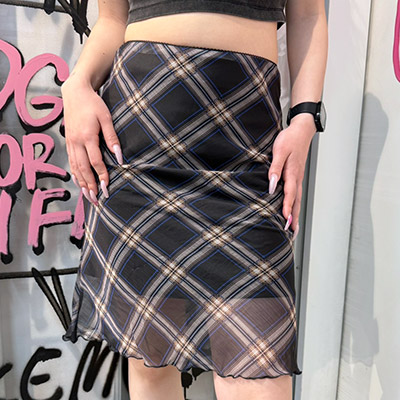 SHEER PENCIL SKIRT