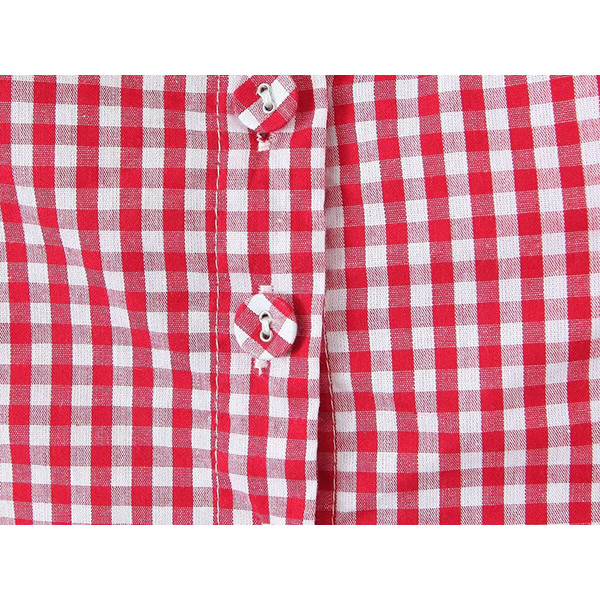 GINGHAM CHECK VEST