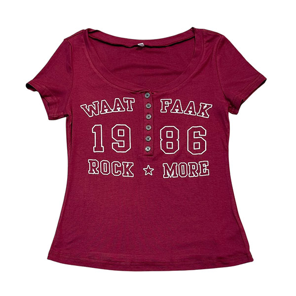 SPORTS HENRY NECK T-SHIRT