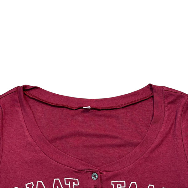 SPORTS HENRY NECK T-SHIRT