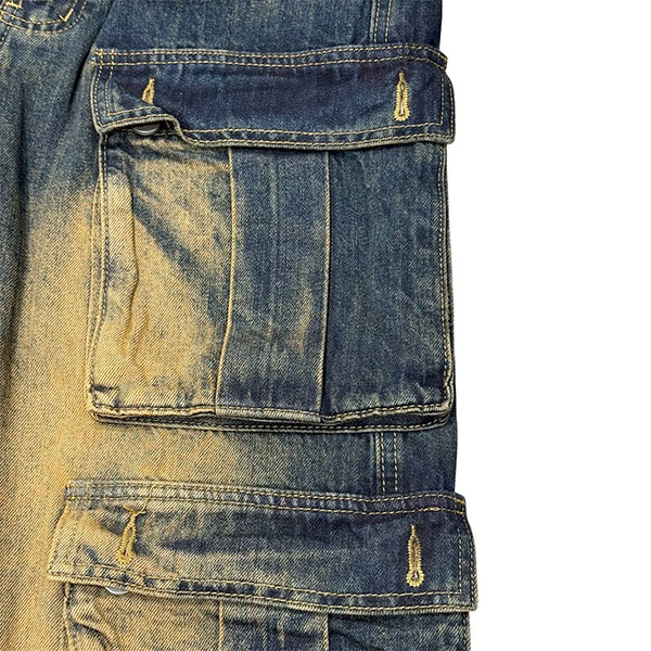 MULTI POCKET DENIM PANTS