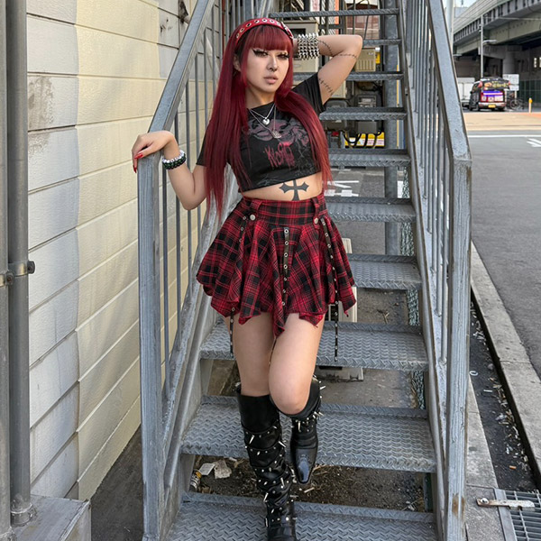 CHECK MODS SKIRT
