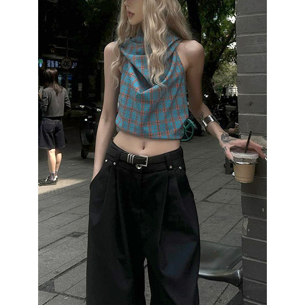 BACKLESS CHECK VEST