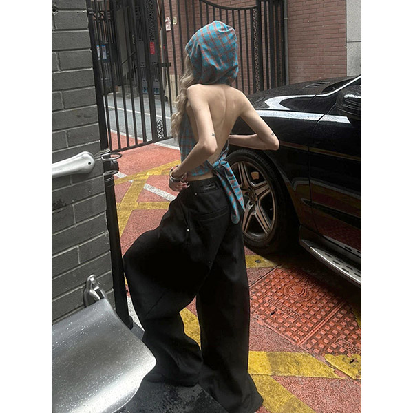 BACKLESS CHECK VEST