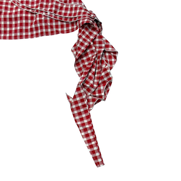 CHECK RIBBON CAMISOLE