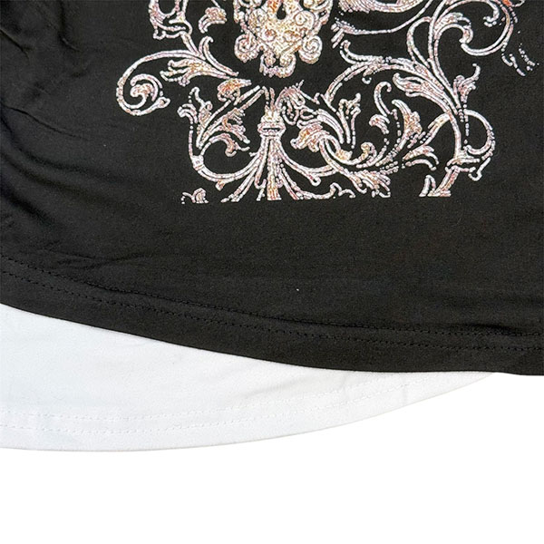 LAYERED CROSS T-SHIRT