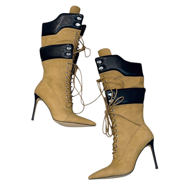 LAYERED YELLOW BOOTS