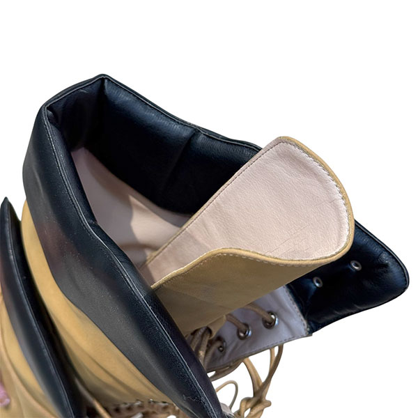 LAYERED YELLOW BOOTS