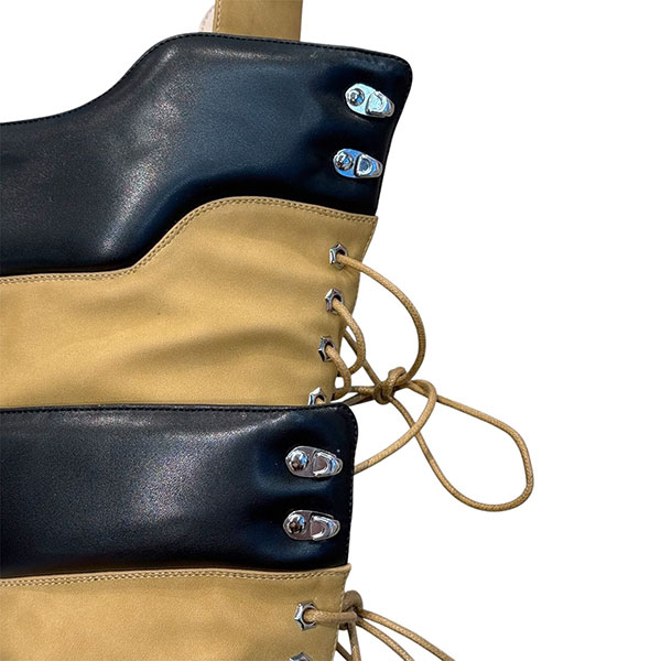 LAYERED YELLOW BOOTS
