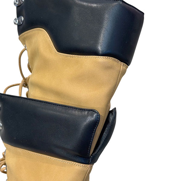 LAYERED YELLOW BOOTS