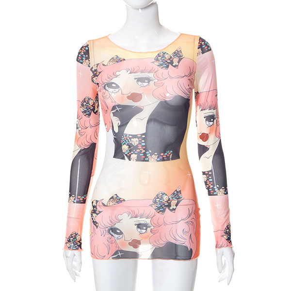 COMICS SHEER ONEPIECE