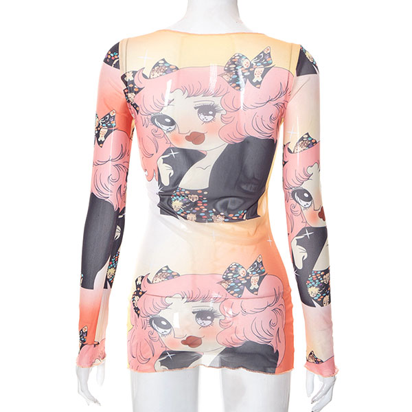 COMICS SHEER ONEPIECE