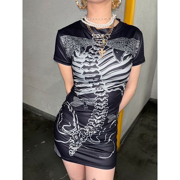 GOTHIC SKULL ONEPIECE
