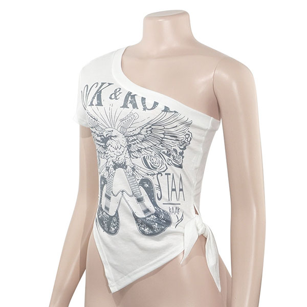 ONE SHOULDER EAGLE CUTSEW