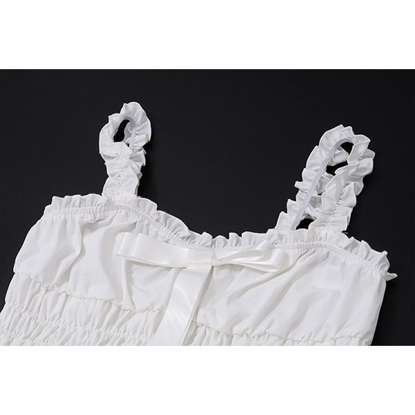 SHIRRING FRILL ONE PIECE