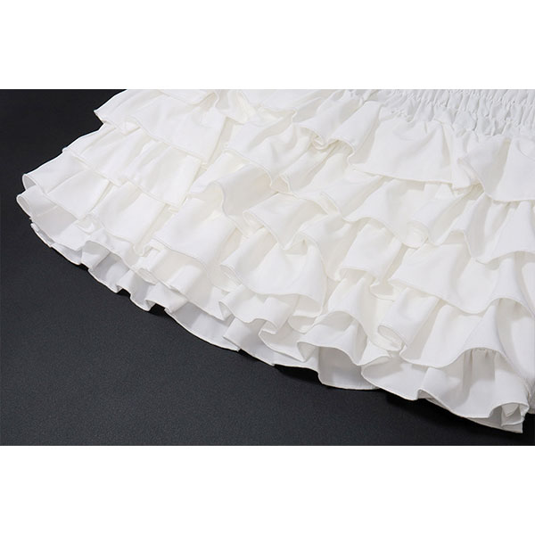 SHIRRING FRILL ONE PIECE