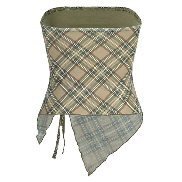 SHEER CHECK BARETOP