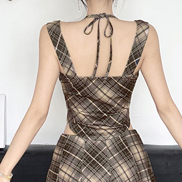 LAYERED CHECK TOPS