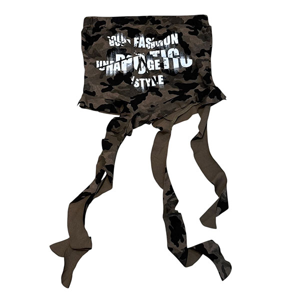 CAMO FRILL BARETOP