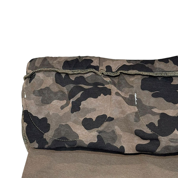 CAMO FRILL BARETOP