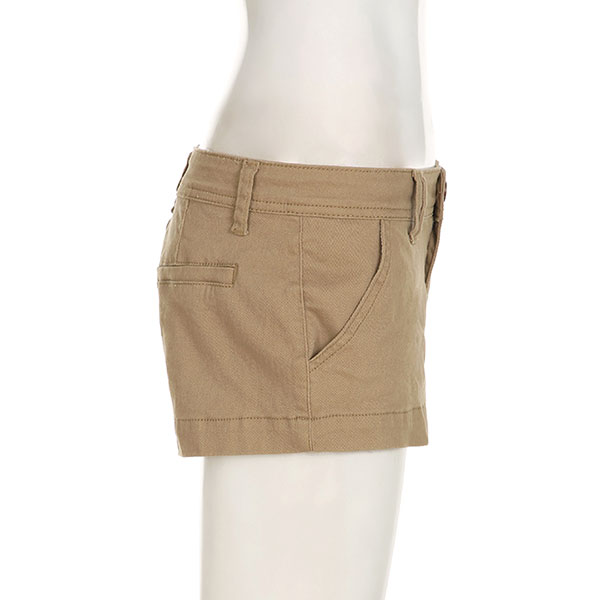 LOW WAIST CHINO SHORTS