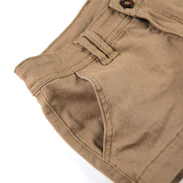 LOW WAIST CHINO SHORTS