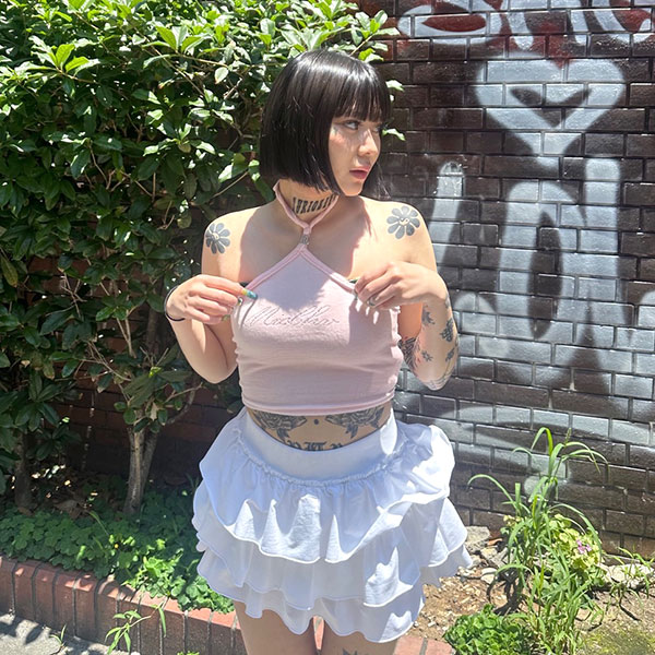 STONE HALTER CAMISOLE