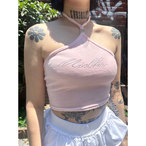 STONE HALTER CAMISOLE