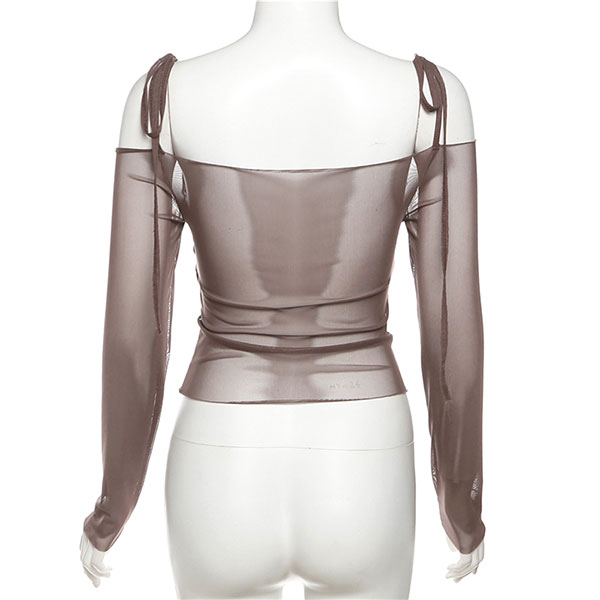 SHEER WRAP TOPS