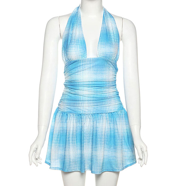 HALTER CHECK ONEPIECE