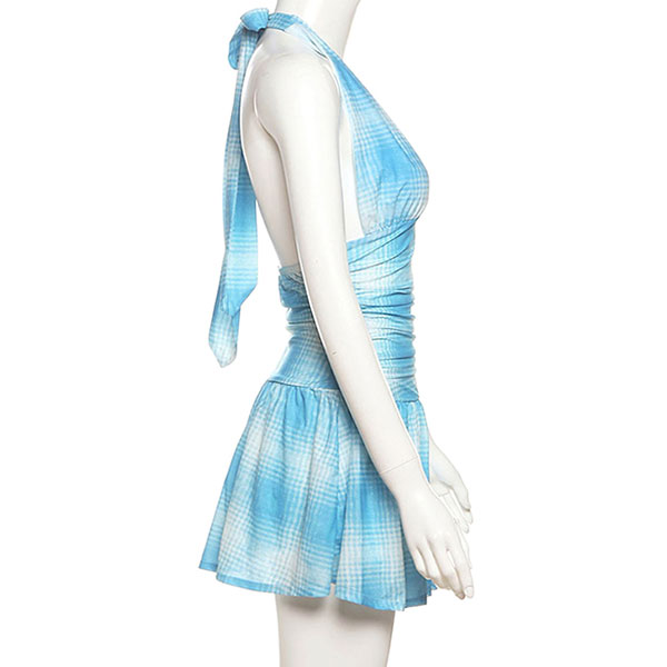 HALTER CHECK ONEPIECE