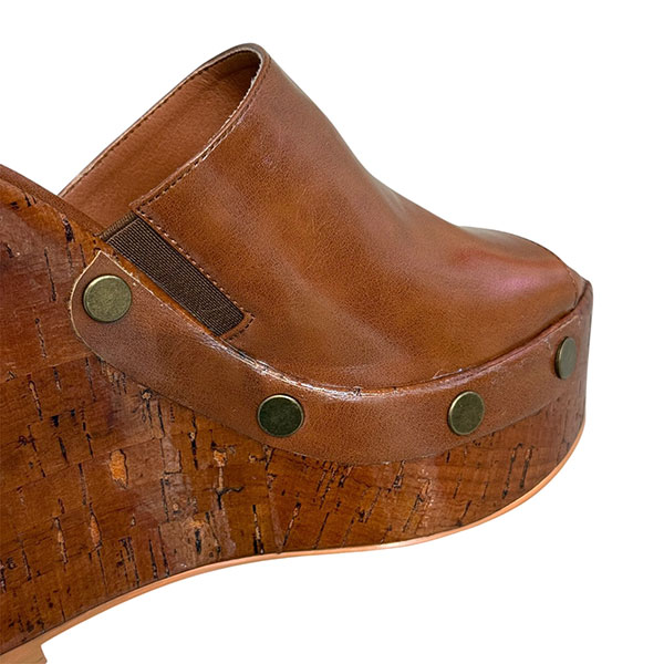 WOOD GRAIN PLATFORM SANDAL