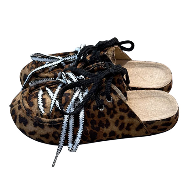 LACE SUEDE SANDAL