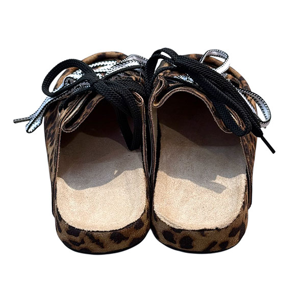 LACE SUEDE SANDAL