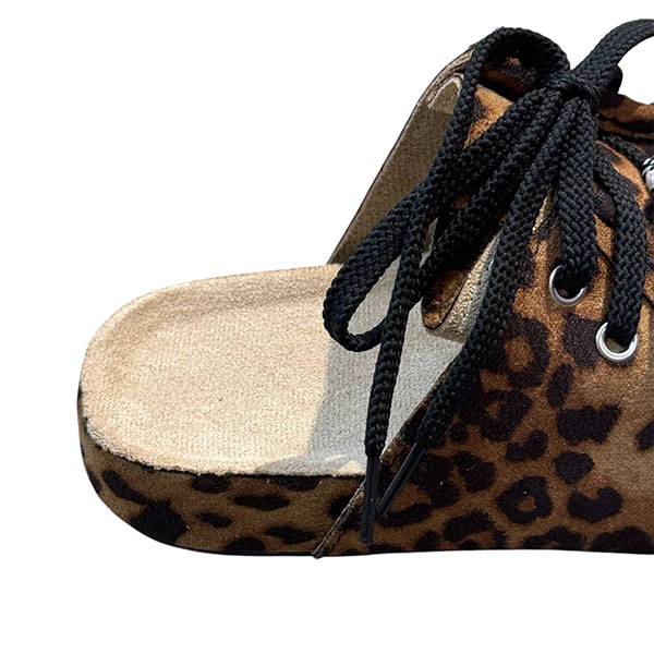 LACE SUEDE SANDAL