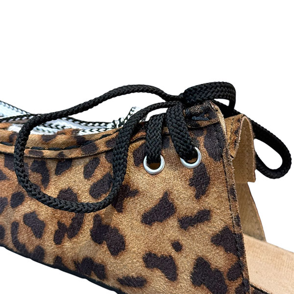 LACE SUEDE SANDAL