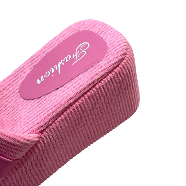 CORDUROY PLATFORM SANDAL