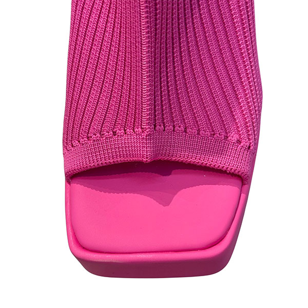 KNIT PLATFORM SANDAL
