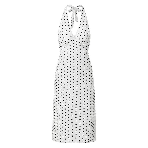 DOT HALTER ONE PIECE