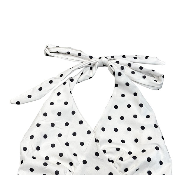 DOT HALTER ONE PIECE